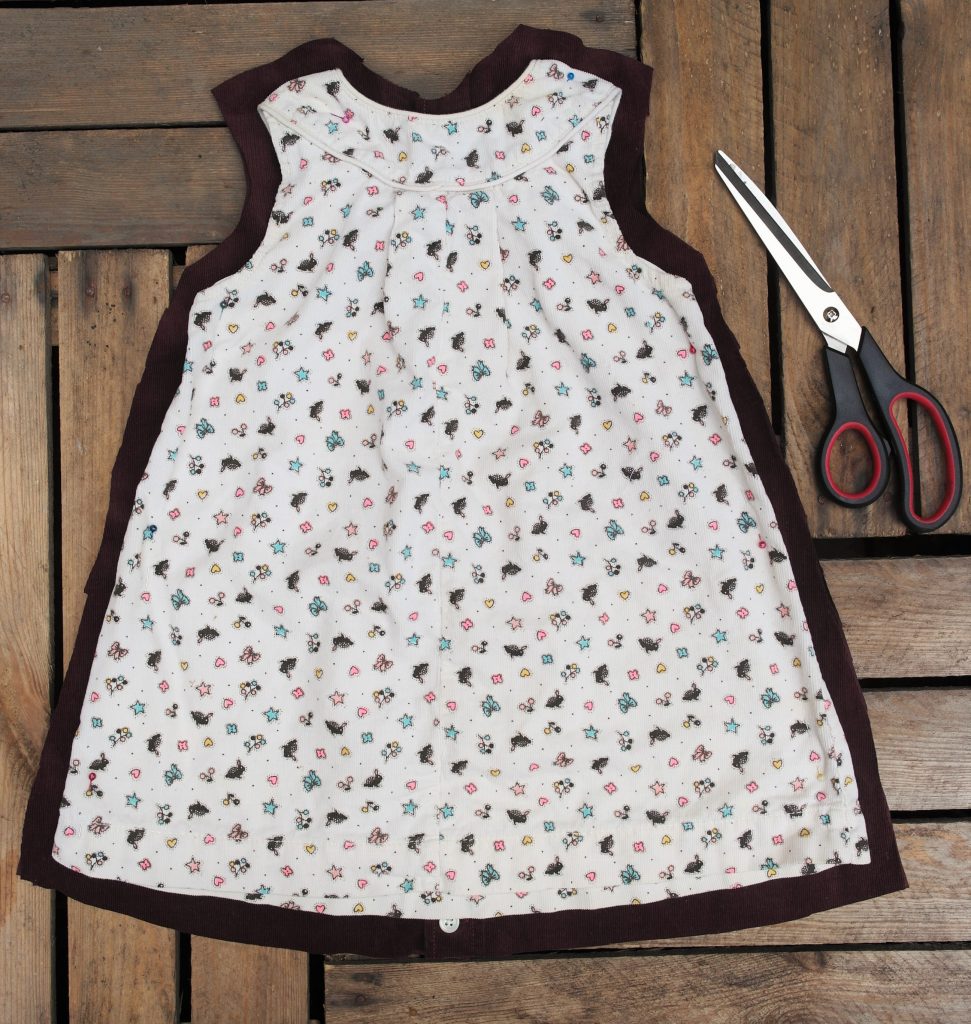 Turn a shirt into a toddler dress Delaney Designs