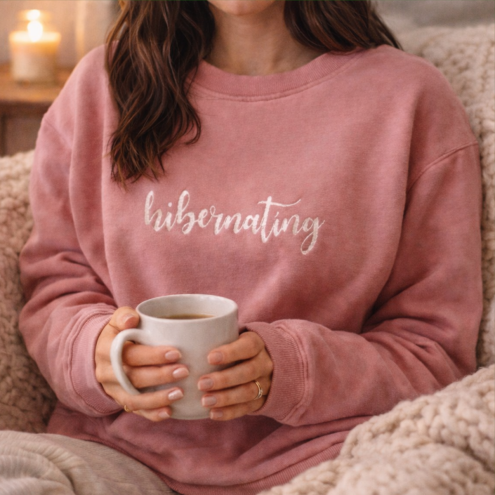 Hibernating Sweatshirt Pink Size 12