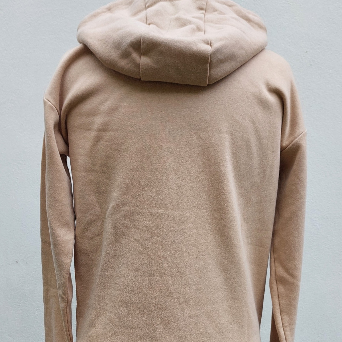 Back view hibernating hoodie