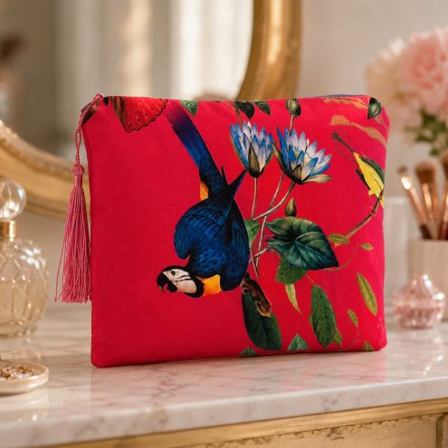 parrot make up bag