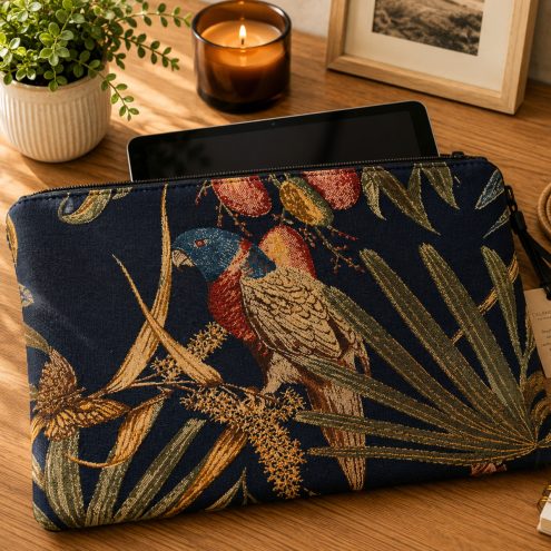 Parrot print tablet case