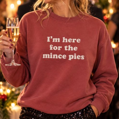 Mince pies sweatshirt - Size 12