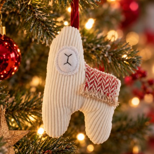 Llama Christmas Tree Decoration